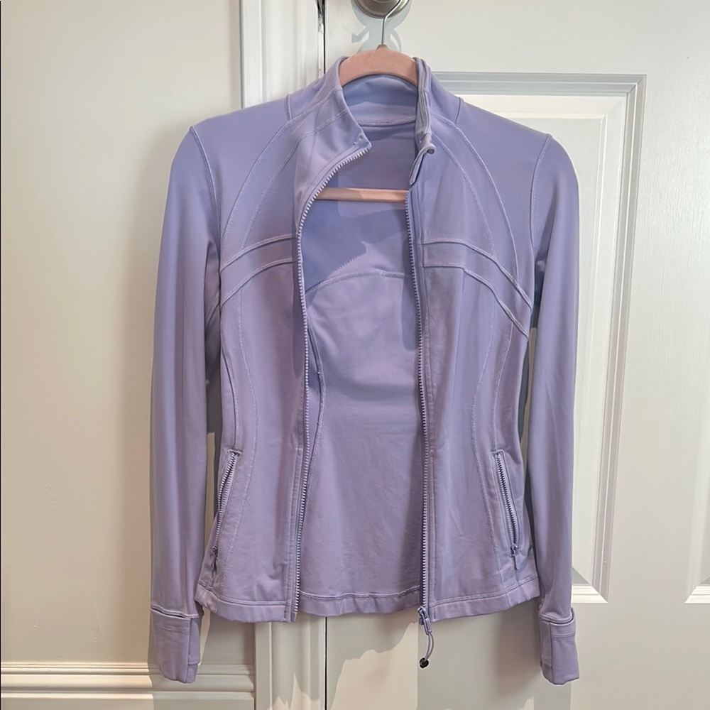 Lululemon Athletica Purple Jacket with Fitted Silhouette, Hardly Worn
